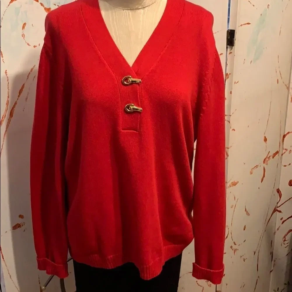 Red sweater NWOT